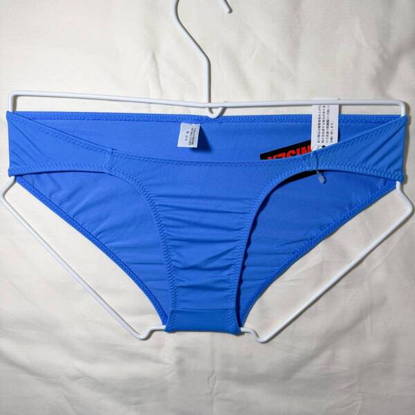 La-pomme ラポーム Unisex 柔らかい肌触り シンプルデザイン SSSフルバックビキニ サイズ:M ブルー 440