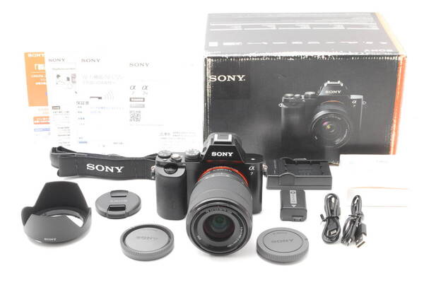 【簡易動作確認】SONY α7 ILCE-7 + FE 28-70mm F3.5-5.6 OSS SEL2870 ソニー ミラーレス一眼 箱付