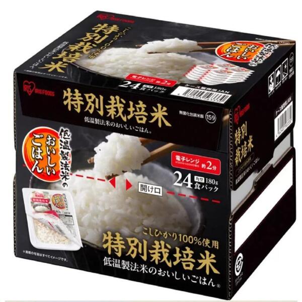 アイリスオーヤマ 米パックライス 180g x 24パック こしひかり100%