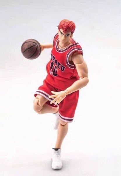 【即納】箱痛み スラムダンク 1/10 可動フィギュア 桜木花道 10号 湘北赤ユニフォーム SLAMDUNK ACTION FIGURE 非s.h.figuarts figma