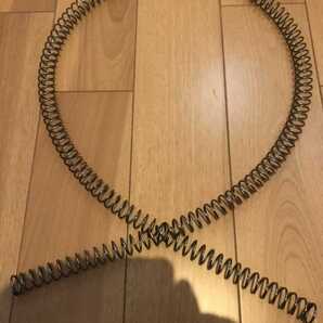 ステンレス製押しバネ コイル直径18mm 長さ1200mm 3本セット くくり罠