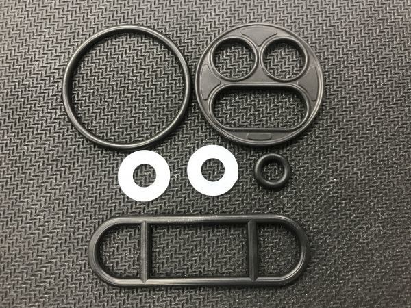 カワサキ 不人気 水冷 Gpz1100 ZXT10E フューエルコック リビルトセット 負圧Oリング パッキン ガソリン漏れ オーバーホール