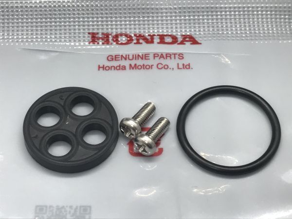 ホンダ NS250R NS250F MC11 84- リペアパッキン 詳細作業手順付き フューエルコック タンク オーバーホール 純正品 漏れ Oリング レストア