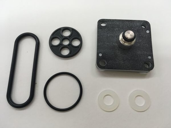 カワサキ Z400FX Z550FX Z400J E2-E4 フューエルコック パッキン 負圧ダイヤフラム ASSY Oリング ゴムシール オーバーホール51023-1044