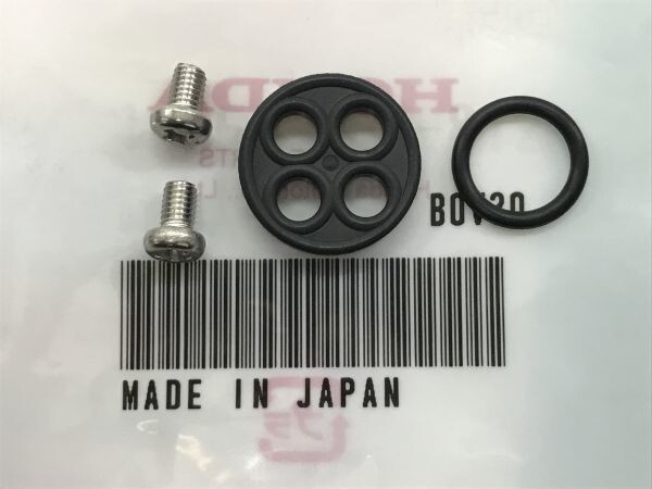ホンダ ベンリイ CD125T 型式 CD125T JA03 ゴムパッキン フューエルコック 画像付き詳細作業手順オーバーホール純正品 日本製 Oリング