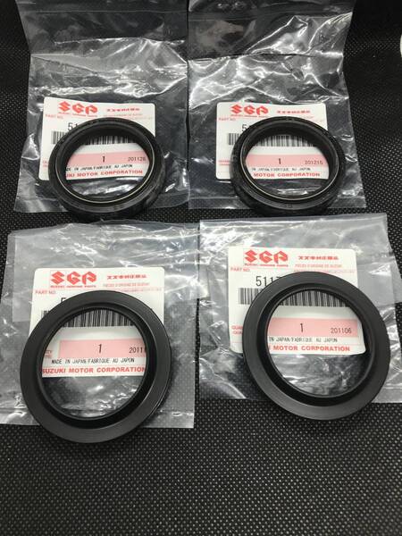 ST250E/ST250 ボルティー マローダ125/250 純正 フォークシール ダストシール+オイルシール各2個1台分オーバーホール レストア