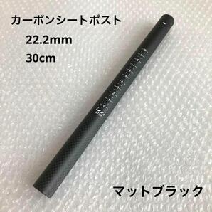 カーボンシートポスト22.2mm ランバイク ストライダー カスタム マット黒