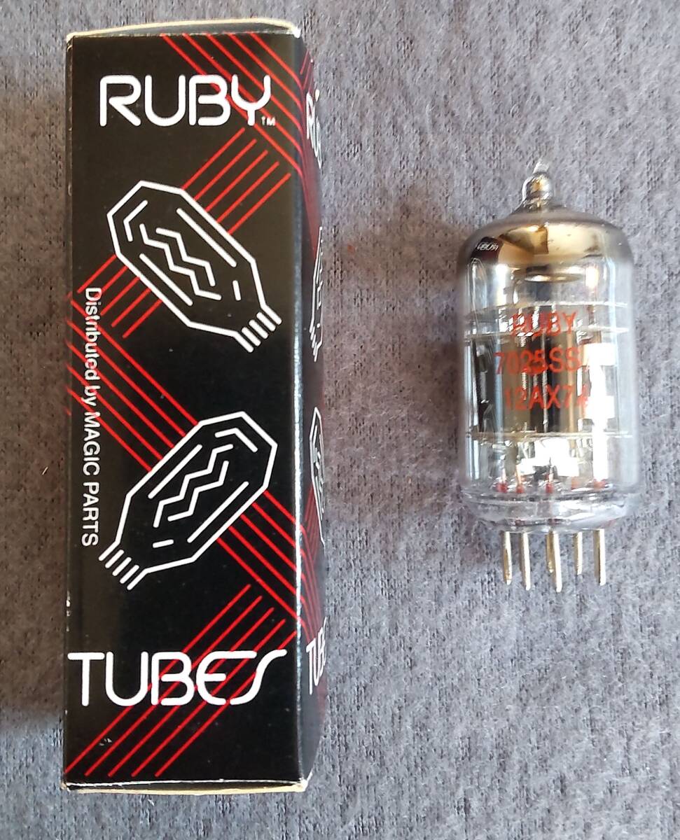 RUBY他 12AX7 真空管 10本セット Yahoo!オークション -「ruby 12ax7」の落札相場・落札価格