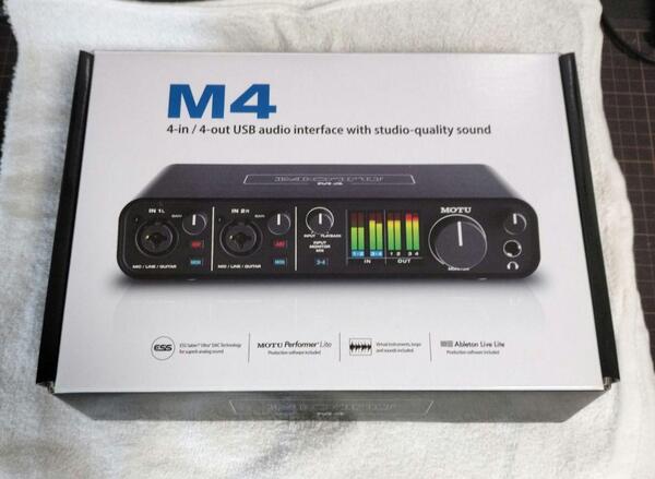 MOTU M4 【4-in/4-out USBオーディオインターフェイス】