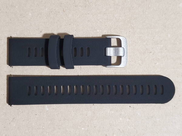 RS20 ( BK 黒 ブラック 幅20mm GARMIN 245 165 55 vivoactive5 approach S44 S42 S40 S12 バンド ベルト ガーミン Quick Release