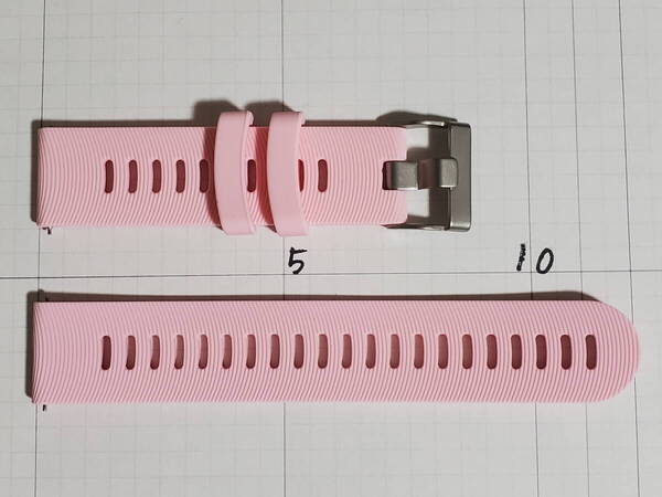 RS20 ( WPC 白桃 薄~い桃色 幅20mm GARMIN 245 165 55 vivoactive 6 5 approach S44 S42 S40 S12 バンド ベルト ガーミン Quick Release