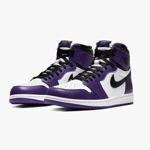 Nike Air Jordan 1 Retro High OG Court Purple White/Black ナイキ エアジョーダン1 レトロ ハイ OG コートパープル 28cm US10