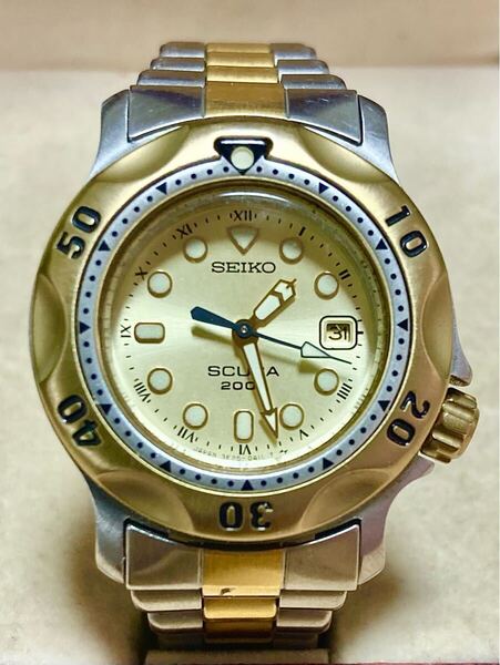 SEIKO SCUBA 200m ダイバー レディースウォッチ クォーツ