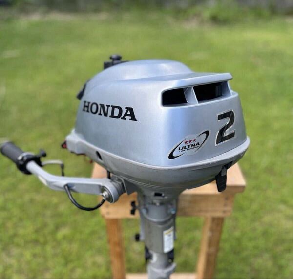 【全バラ整備済み】ホンダ 2馬力 船外機 L足 2014年 日本製 ゴムボート