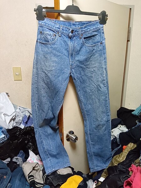 送料無料 希少 USA製 リーバイス 505 デニム パンツ ジーンズ ジーパン W30 L34 DENIM pants JEANS US 古着 ビンテージ 501 511 519 517