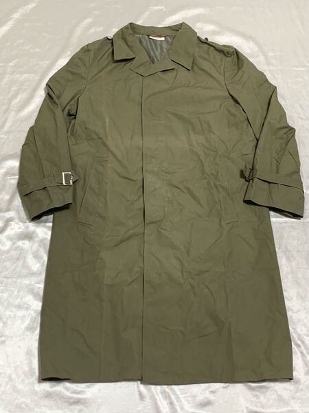 【送料無料 値下げ交渉歓迎】旧東ドイツ軍 NVA国家人民軍 将校用レインコート k44 トレンチコート OD 古着軍モノミリタリーカモフラ迷彩
