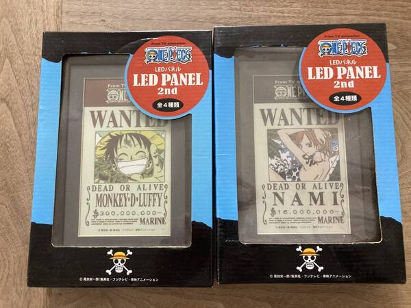 ワンピース LEDパネル パネル2nd ルフィ/ナミ 2個セット