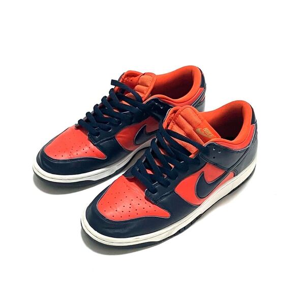 28cm 美品 箱付き ナイキ Nike Dunk Low SP Champ Colors ダンクロー スペシャル チャンプカラーズ オレンジxネイビー CU1727 800