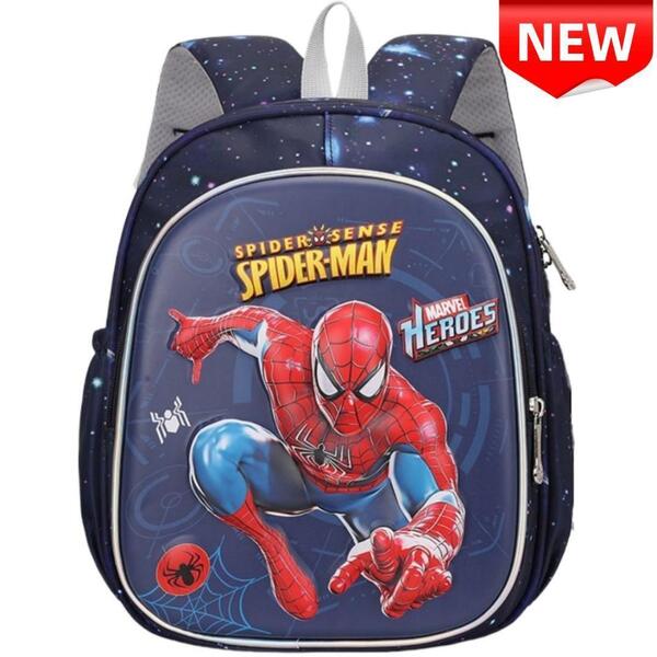 新品スパイダーマン キッズリュック 軽量 通園 遠足 軽量 大容量 撥水加工