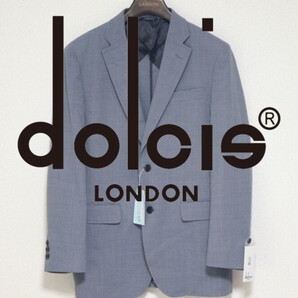 40,700円新品タグ付き【dolcis LONDON ドルシス】英国 クールウール混 サマージャケット BL v7011
