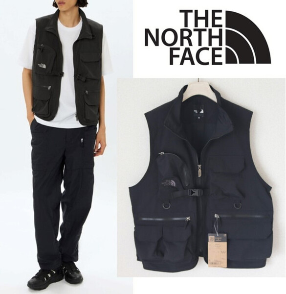 新品タグ付き【THE NORTH FACE ザ ノースフェイス】2025年新作 Field Utility Vest ベスト 黒 M v7019