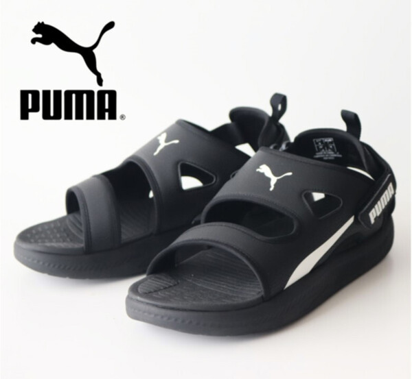 新品【PUMA プーマ】SOFTRIDE VIBE スポーツサンダル ビーチサンダル 黒 28cm v7040