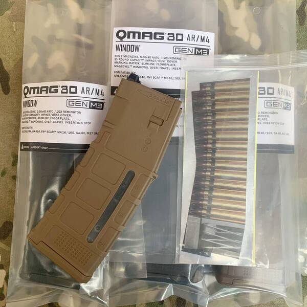 FCC x PTW社製 SYSTEMA トレポン 対応 PMAG 30 AR/M4 GEN M3 Windowタイプ マガジン FDE色 システマ PTW *