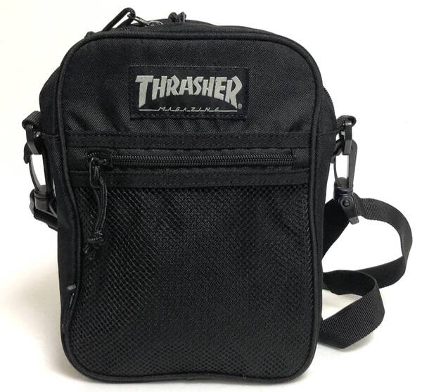 THRASHER スラッシャー 2504168 ショルダーバッグ ブラック ロゴ