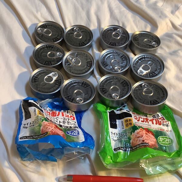 かつお油漬 ライトフレーク ノンオイルフレーク ツナ缶 70g 各6缶 mix出品 仕入除500円超10%オマケ ギリ12缶 mix6も有 賞味2027/11
