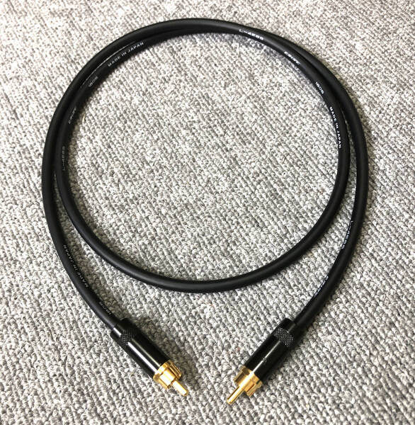 ★自作★スーパーウーハー用RCAケーブル L-4E6S+NYS-352G 2m1本