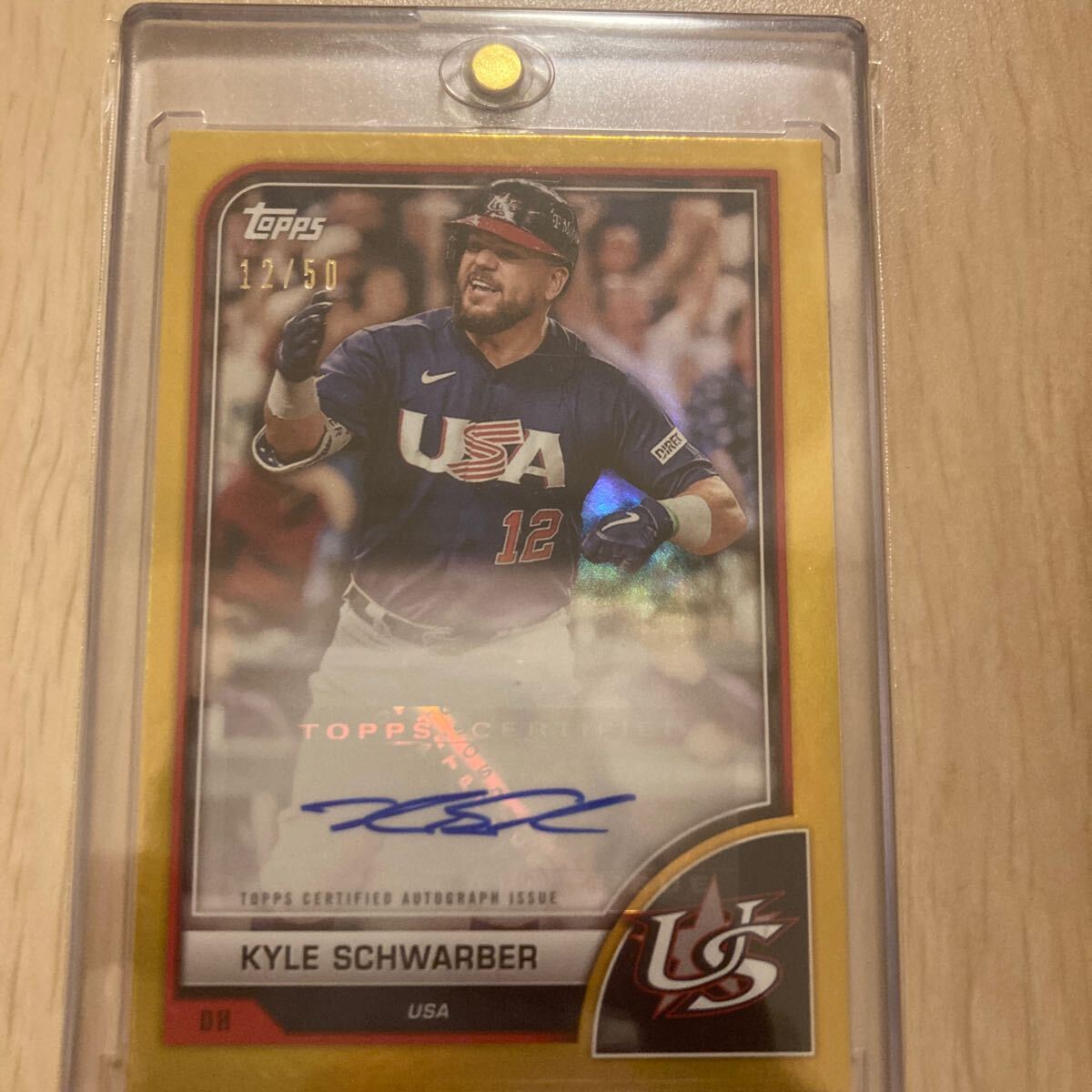 KYLE SCHWARBER SIGNED NLCS 2023 TOPPS NOW #1007 SEALED ON