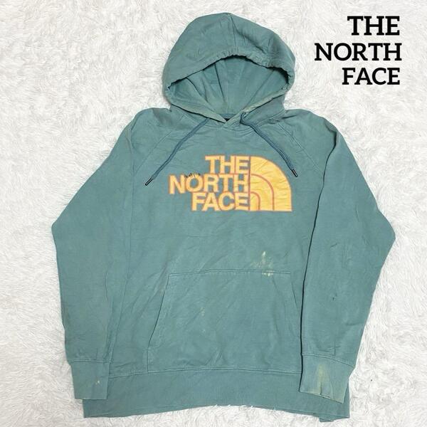 D30 THE NORTH FACE ザノースフェイス パーカー グリーン系 L表記