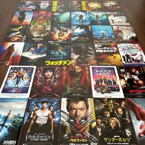 マーベル系&DCコミック系映画チラシ 34種34枚セット
