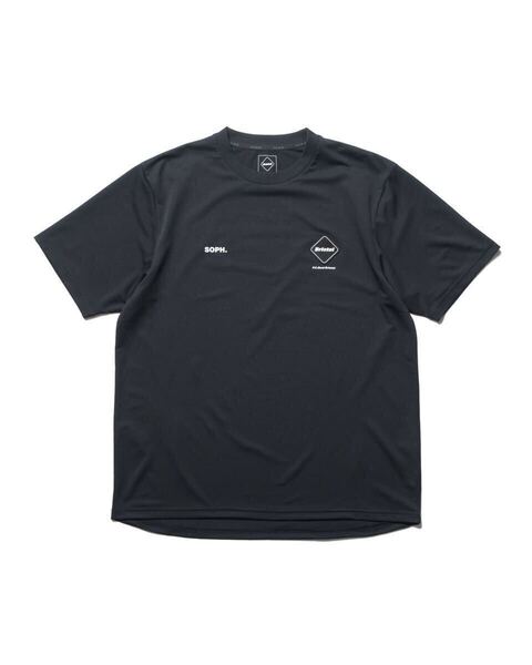 XXL 新品 送料無料 FCRB 25SS AUTHENTIC LOGO S/S TEAM TOP BLACK SOPH SOPHNET F.C.R.B. ブリストル BRISTOL F.C.Real Bristol Tシャツ