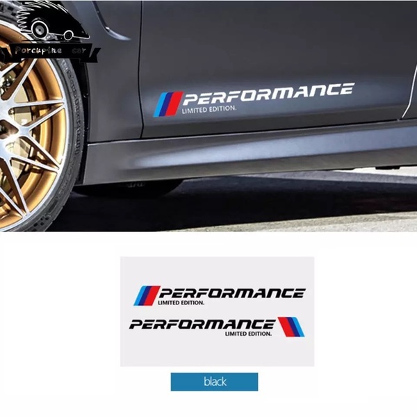 BMW パフォーマンス ボディーステッカー サイド ドア ステップ バンパー等 左右2枚セット E90 E91 F10 F30 F20 E87 X1 X3 X5 G20 G30