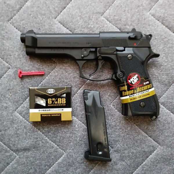 東京マルイ 【エアコッキング方式ハンドガン】ベレッタM92F、ミリタリーモデル、完全新品未使用品、18禁、6㍉BB弾使用【強烈威力あります】