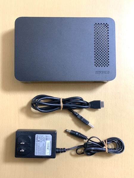 BUFFALO バッファロー 外付けHDD 1TB 1000GB HD-LL1.0U3-BKE USB3.0 正常判定