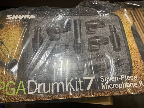 【未使用新品】SHURE 本格ドラムマイクキット PGADRUMKIT7