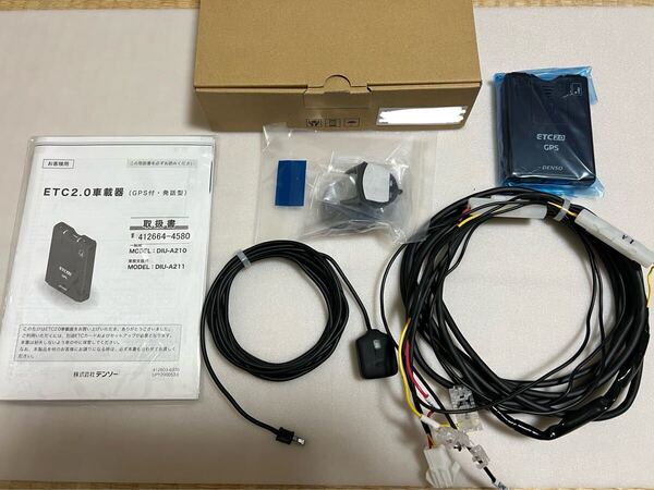 DENSO ETC2.0車載器 DIU-A211 業務支援用 アンテナ分離型 新セキュリティ規格対応 GPS付発話型デンソー新車外し ②