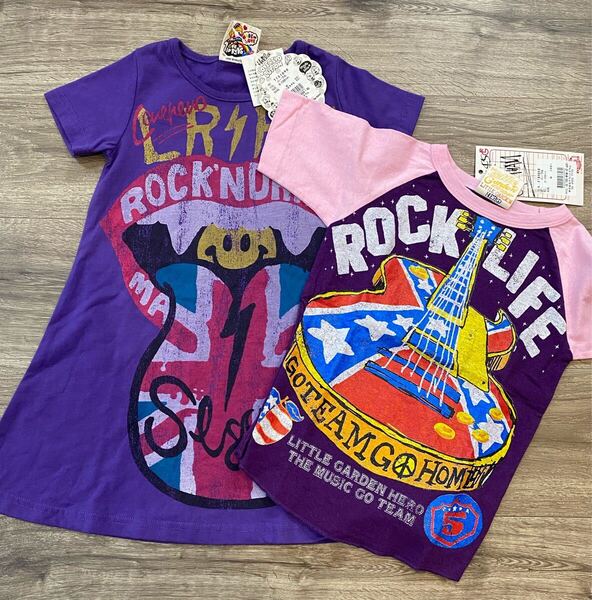 新品 LOVE REVOLUTION ラブレボ 100 ワンピース&半袖Tシャツ 女の子 グランドスラム