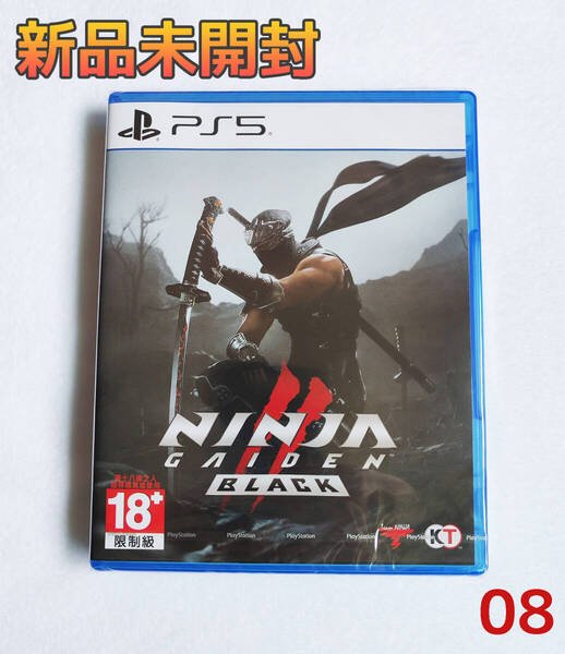 PS5 NINJA GAIDEN 2 Black ニンジャ ガイデン 2 ブラック 日本語あり アジア版 新品未開封 (管:08)