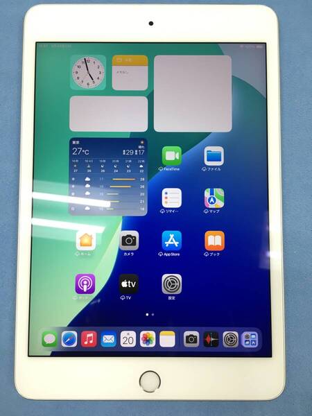 【送料無料】電池89% Apple iPad mini 第5世代 Wi-Fi 64GB シルバー 電源ボタン 訳あり