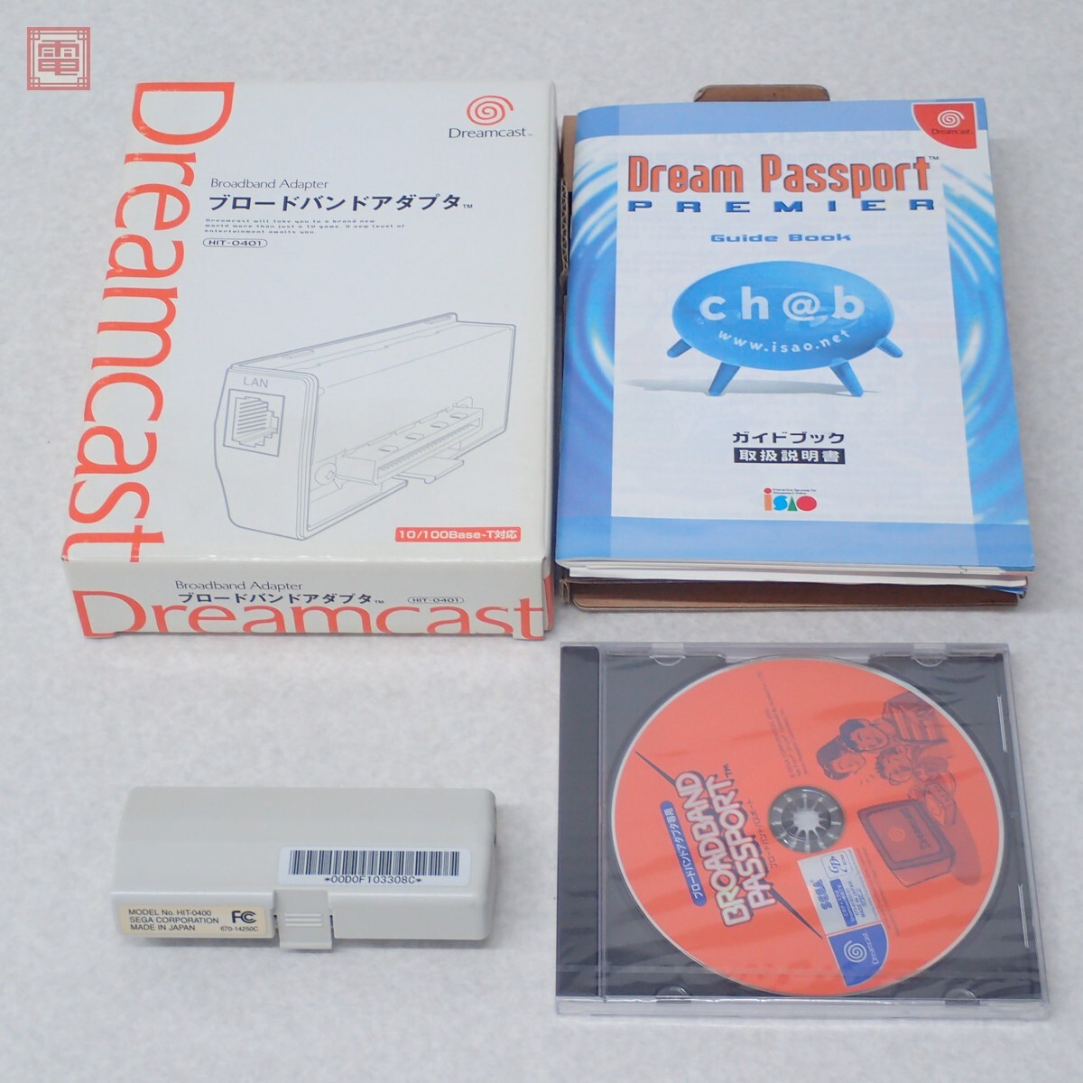 【未使用品】ドリームキャスト ブロードバンドアダプター HIT0401 Yahoo!オークション -「hit-0401 ブロードバンドアダプタ