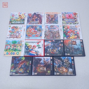 ニンテンドー3DS Hey!ピクミン/星のカービィ/大逆転裁判2/妖怪ウォッチ2 真打 等 まとめて 15本セット ダブりなし 箱付【20