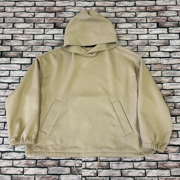 極美品★PRADA プラダ★24AW SGC623 1CRU WOOL BLEND HOODIE JACKET トライアングルロゴウールブレンドフーディージャケット パーカー