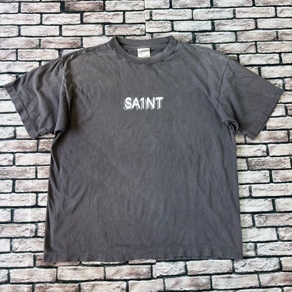 ★SAINT MICHAEL セントマイケル★24AW SM-YS1-0000-003 SS TEE SEVEN DEADLY ヴィンテージダメージ加工セブンプリントTシャツ