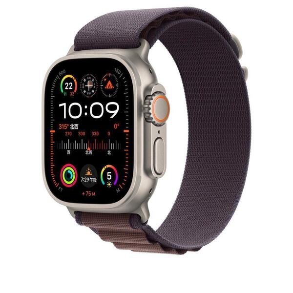 【送料込み】2023/09 42/44/45/46/49mm アップルウォッチ インディゴ アルパイン ループ ナイロン バンド Apple Watch