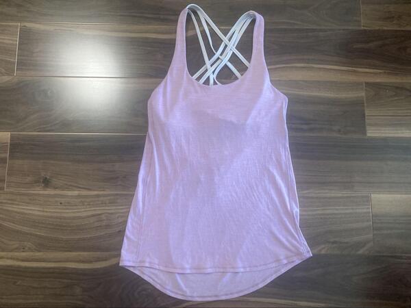 ルルレモン lululemon Slay The Studio 2-In-1 Tank タンクトップ サイズ4 美品