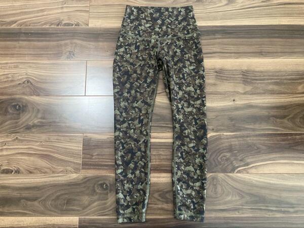 ルルレモン lululemon Wunder Under Pant Roll Down サイズ2~4 美品 レギンス パンツ タイツ
