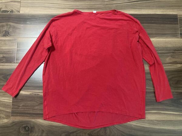 ルルレモン lululemon Back In Action Long Sleeve サイズ6 赤 ロングスリーブ 長袖Tシャツ